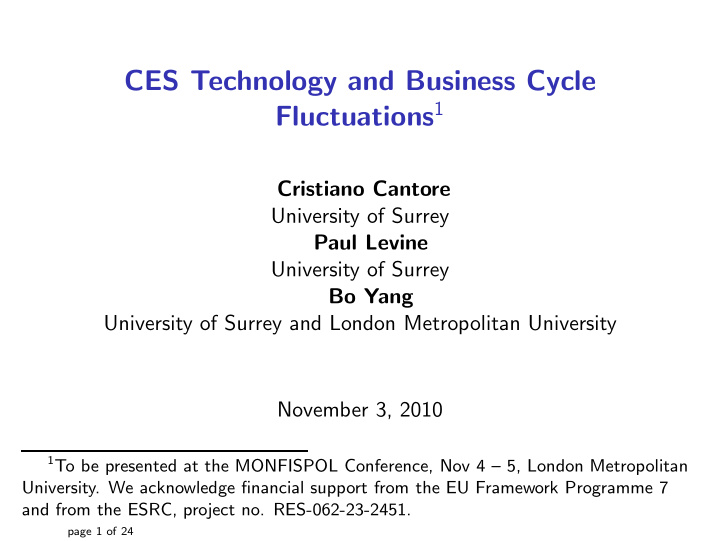 ces technology and business cycle