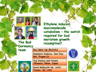 Regu  egulation  on of  of gr  grape  e bud d  dor  ormancy  cy  macromolecule  rel  elea  ease