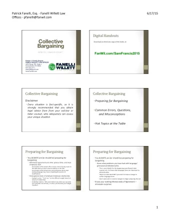 Collective  Download  an  electronic  copy  of  the  slides,  at