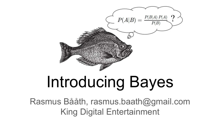 introducing bayes