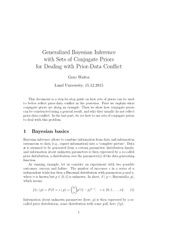 Generalized Bayesian Inference  with Sets of Conjugate Priors  for Dealing with Prior-Data Conflict