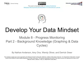 Develop Your Data Mindset  Module 8 - Progress Monitoring  Part 2 - Background Knowledge (Graphing