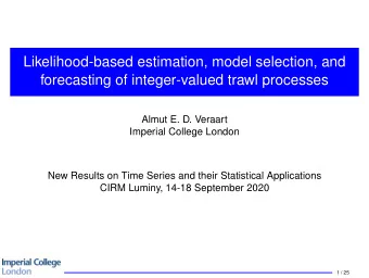 Likelihood-based estimation, model selection, and  forecasting of integer-valued trawl processes