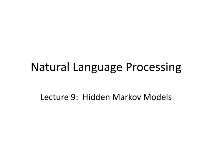 natural language processing