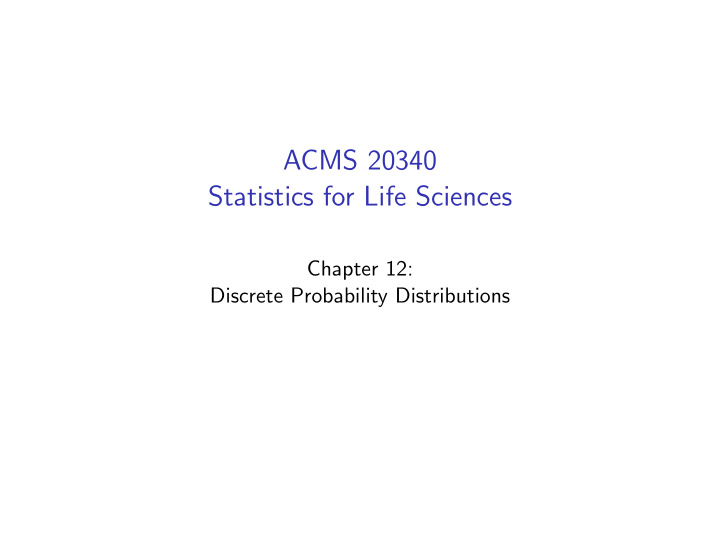 acms 20340 statistics for life sciences