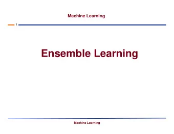 Ensemble Learning  Machine Learning  Introduction  2  In our daily life  Asking different