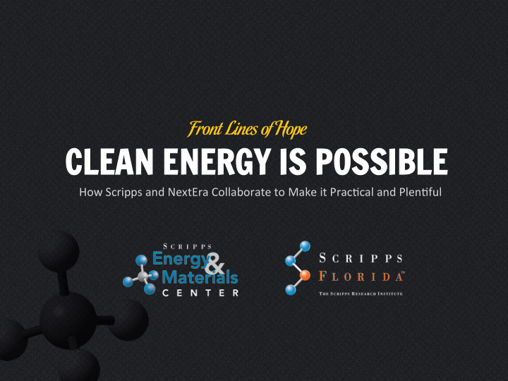 cl clean energy is possible