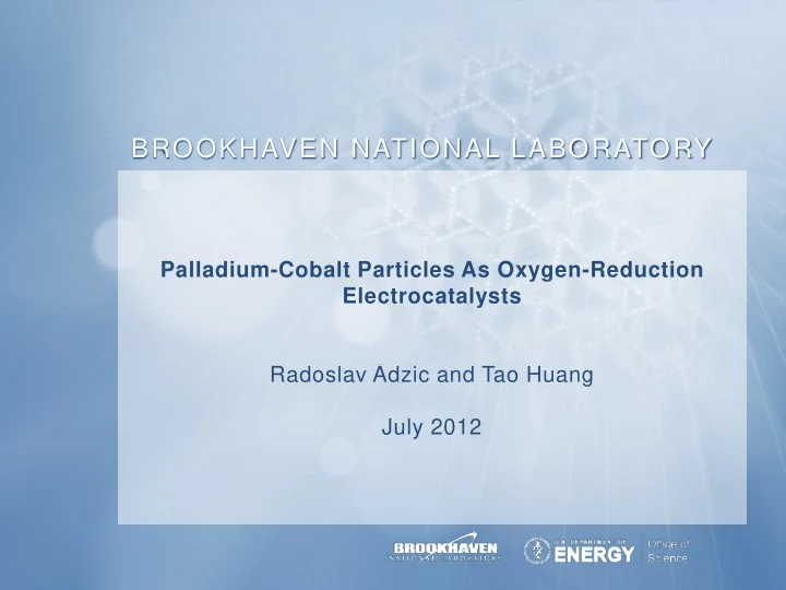 brookhaven national laboratory