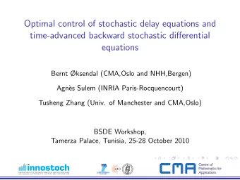 Optimal control of stochastic delay equations and  time-advanced backward stochastic differential