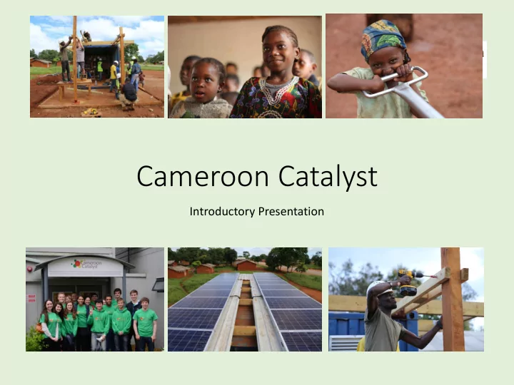 cameroon catalyst