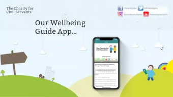 Our Wellbeing  Guide App  When and how was the app developed?  Throughout 2018, the charity