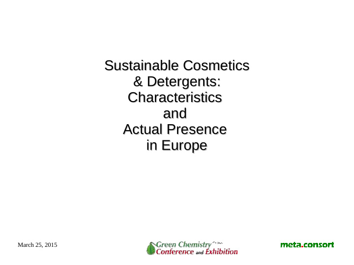 sustainable cosmetics sustainable cosmetics detergents