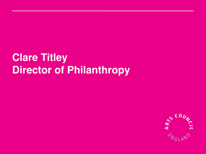 director of philanthropy