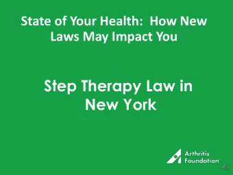 Step Therapy Law in  New York  Find Out What the Law Sayst  From this video, you will learn:
