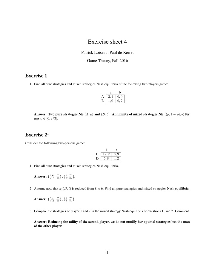 exercise sheet 4