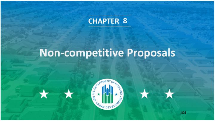 non competitive proposals