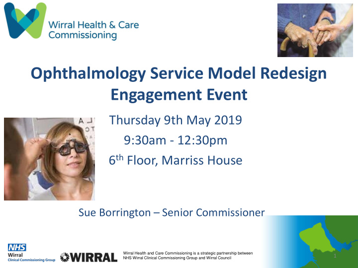 ophthalmology service model redesign engagement event