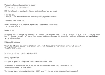 Propositional connectives, satisfying values,  Get expression from venn diagram  Definitions