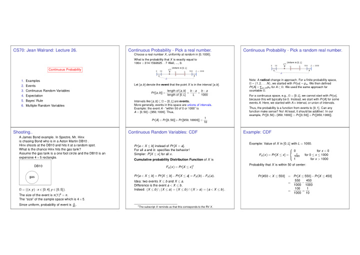 cs70 jean walrand lecture 26 continuous probability pick