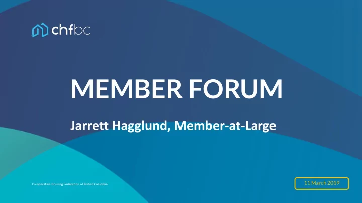 member forum