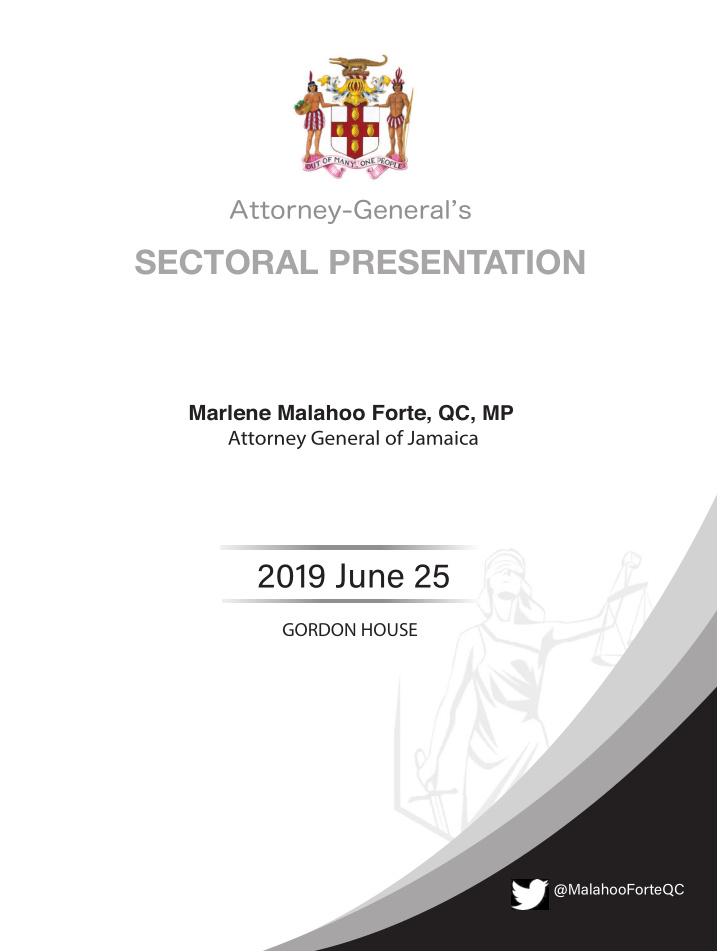 gordon house attorney general s sectoral presentation