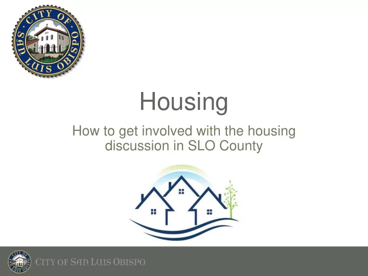 housing
