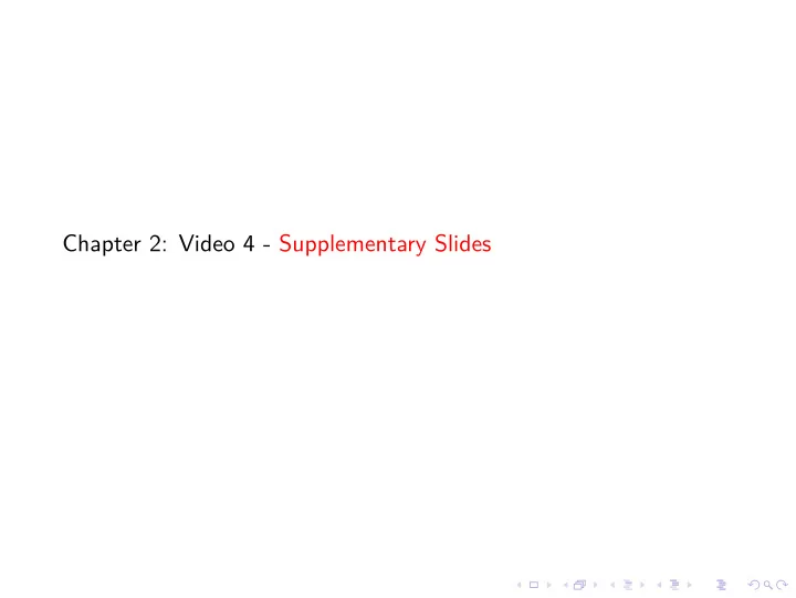 chapter 2 video 4 supplementary slides stationarity