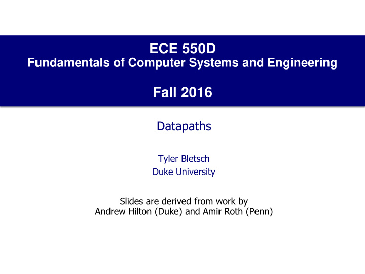 ece 550d