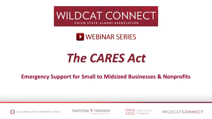 the cares act
