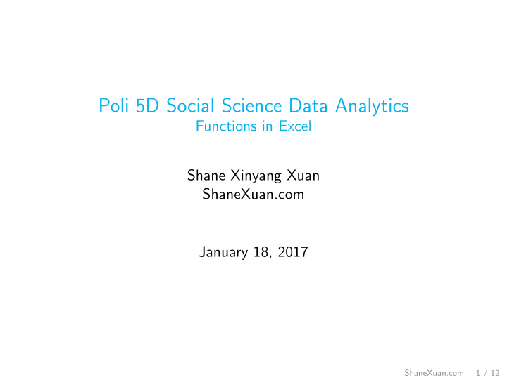 poli 5d social science data analytics