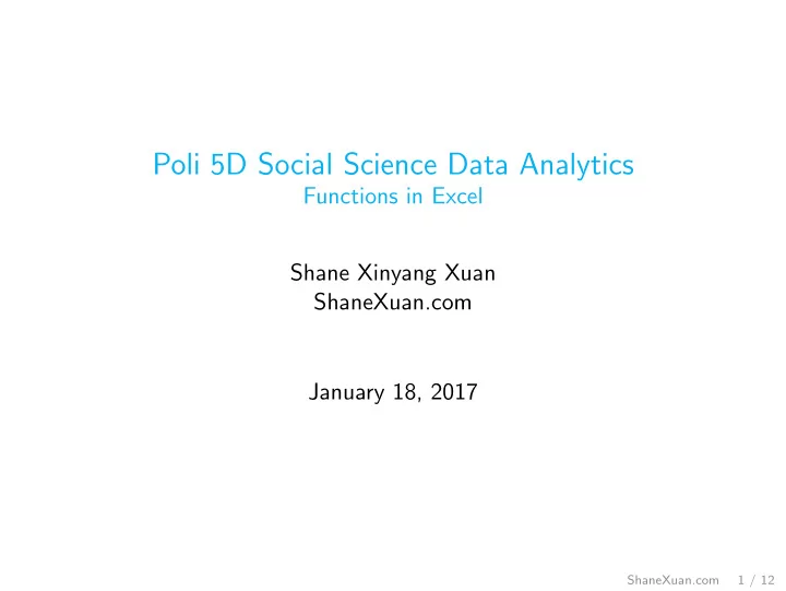 poli 5d social science data analytics