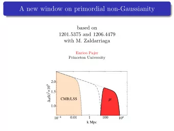 A new window on primordial non-Gaussianity  based on  1201.5375 and 1206.4479  with M. Zaldarriaga