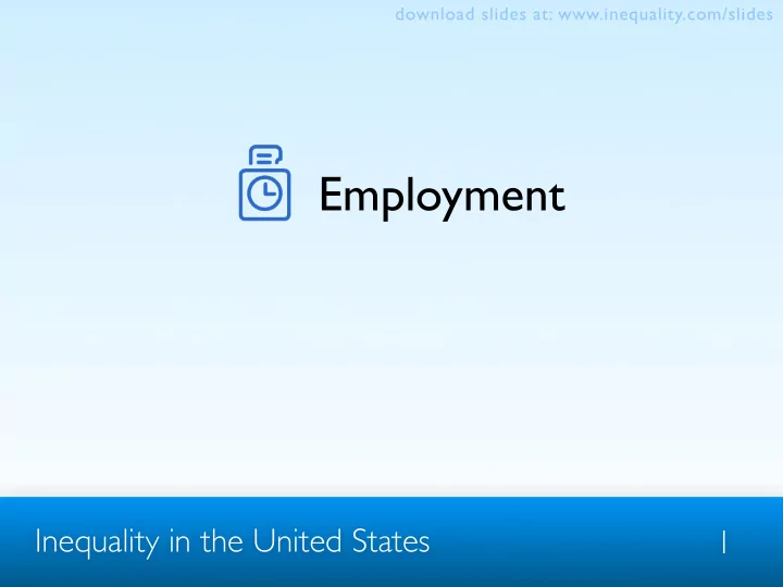 employment