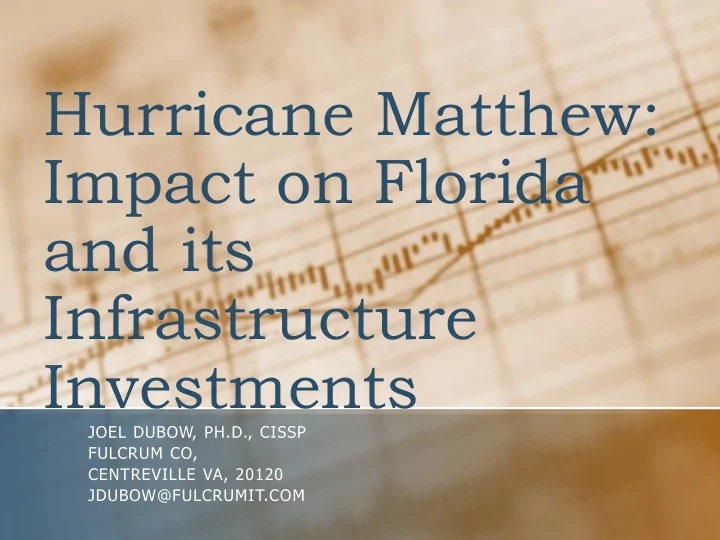 impact on florida