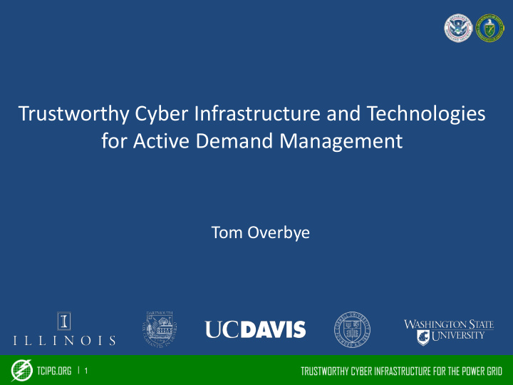 trustworthy cyber infrastructure and technologies for