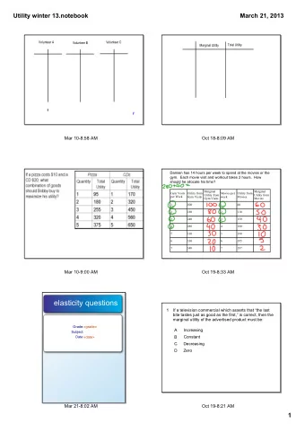 elasticity questions  1  If a television commercial which asserts that the last  bite tastes
