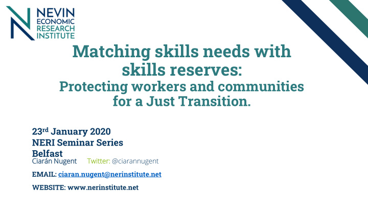 matching skills needs with skills reserves
