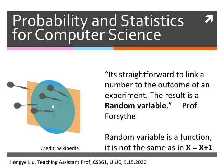 probability and statistics