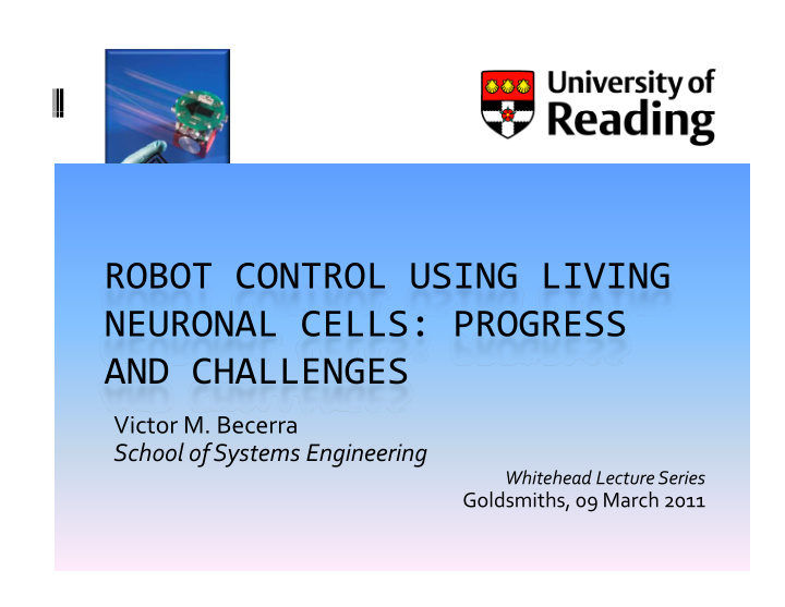 robot control using living robot control using living