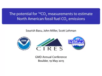 The potential for  CO  measurements to estimate North American fossil fuel CO
