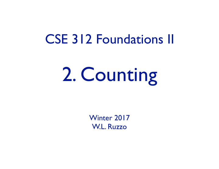 2 counting