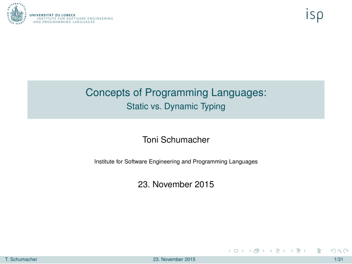 concepts of programming languages