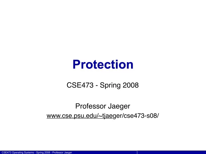 protection