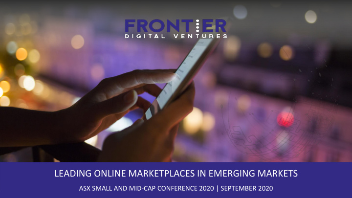leading online marketplaces in emerging markets
