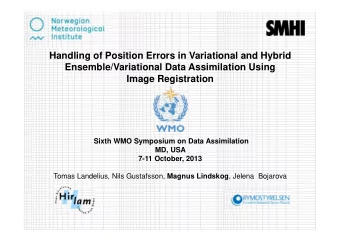 Handling of Position Errors in Variational and Hybrid  Ensemble/Variational Data Assimilation Using