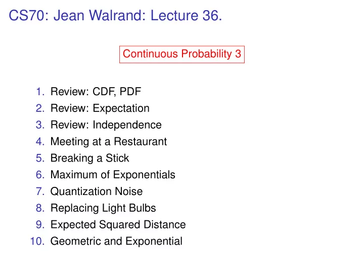 cs70 jean walrand lecture 36