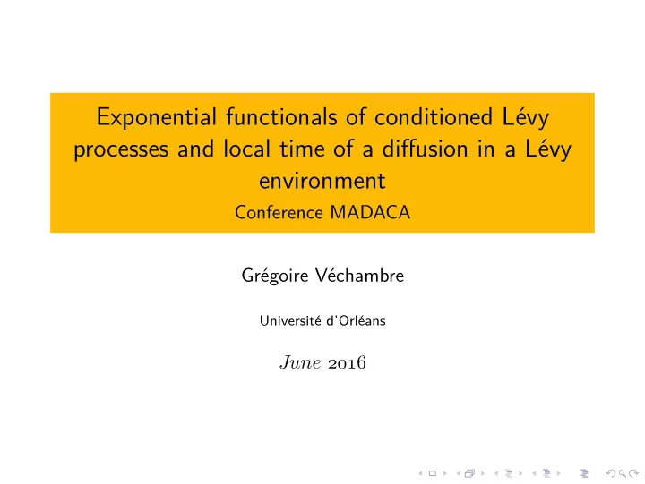 exponential functionals of conditioned l vy processes and