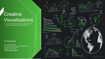 Creative  Visualizations  A non-programming approach to create instant data  visualizations through