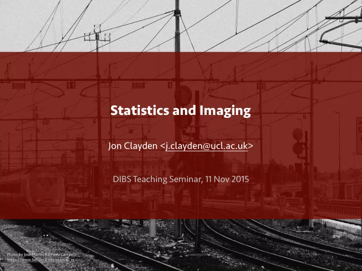 statistics and imaging