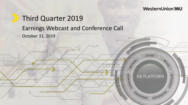 third quarter 2019